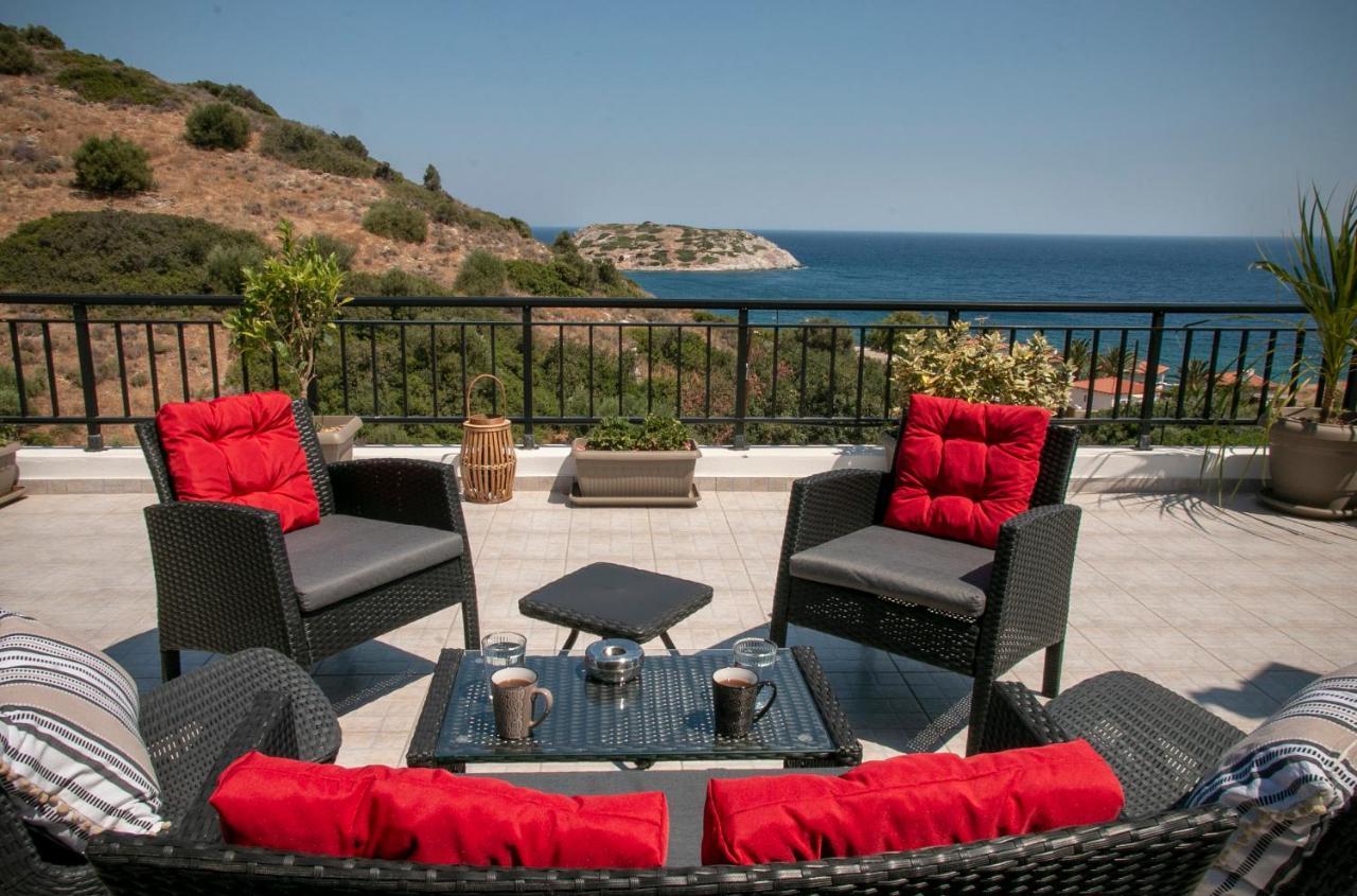 Summer Dream Cottage, 2Br, Beautiful Sea View Mochlos Buitenkant foto
